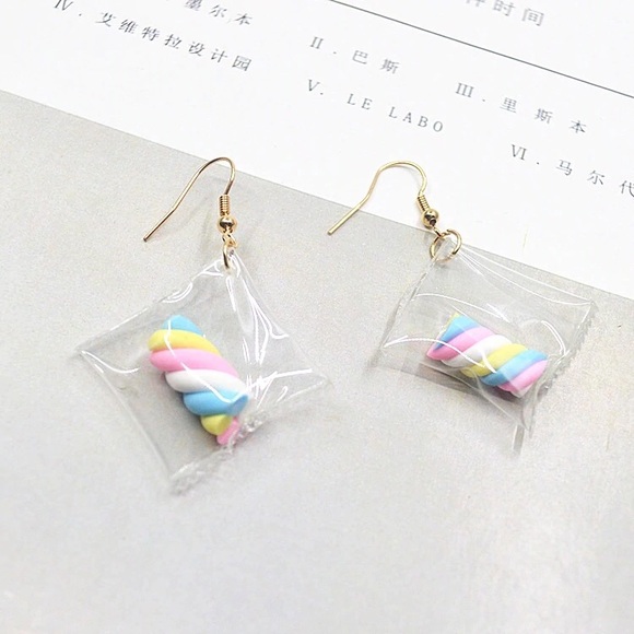 Jewelry - Kawaii pastel Candy Earrings 🍭